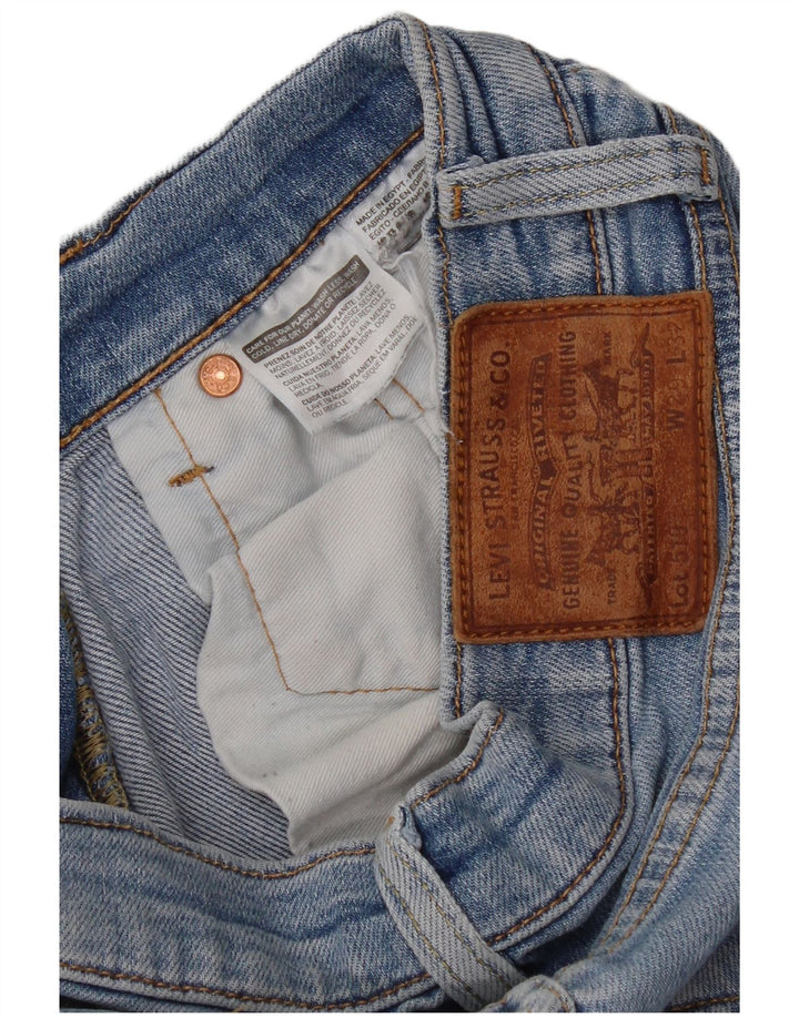 Levi's Dame 510 Skinny Jeans W29 L32 Blå