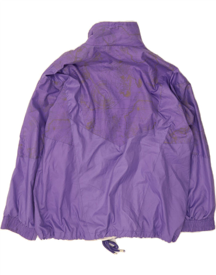VINTAGE Womens Oversized Graphic Tracksuit Top Jacket UK 16 Large Purple Vintage Vintage and Second-Hand Vintage from Messina Hembry 