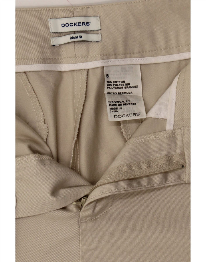 DOCKERS Womens Casual Shorts US 8 Medium W30 Beige Cotton Vintage Dockers and Second-Hand Dockers from Messina Hembry 