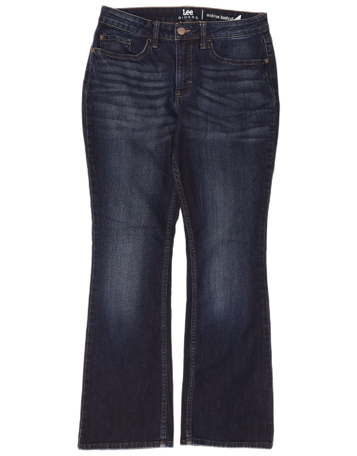 Lee Dame Mid Rise Bootcut Jeans US 8 Medium W30 L27 Marineblå Bomuld