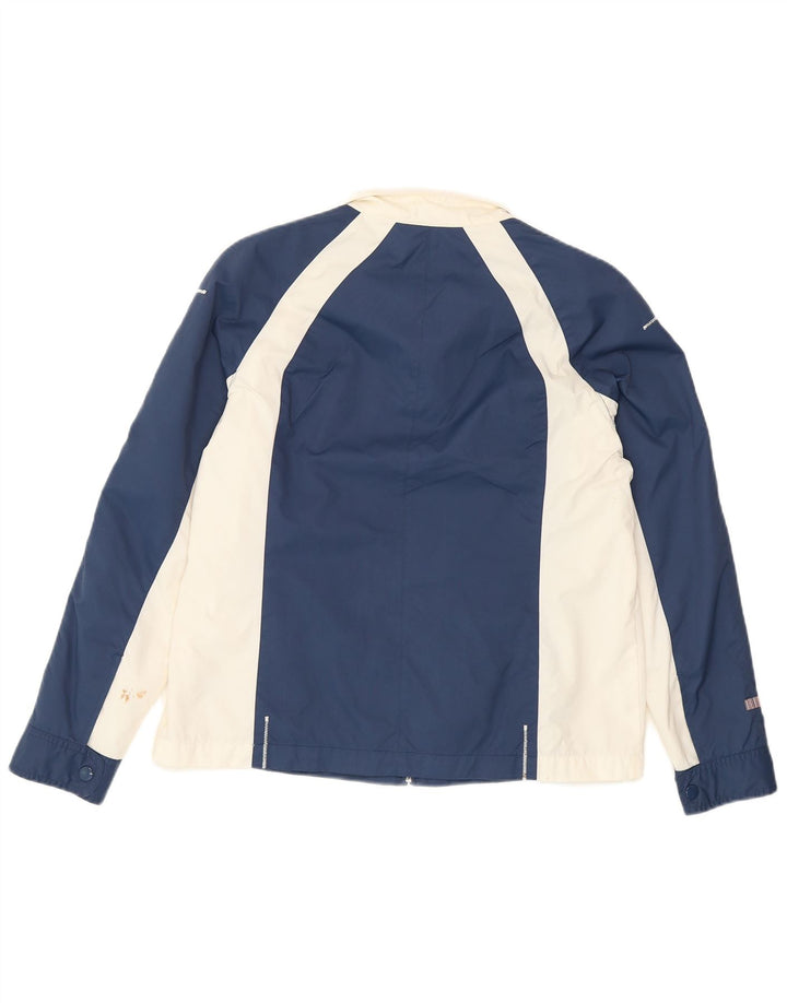 Ellesse Womens træningsdragt topjakke UK 12 Medium Navy Blue Colourblock