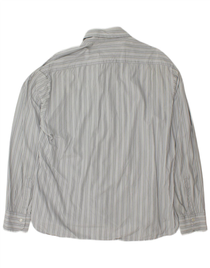 TOMMY HILFIGER Herreskjorte XL Gråstribet bomuld