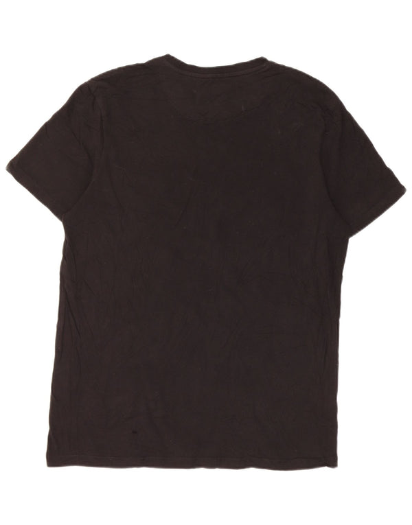 Lyle & Scott Herre T-shirt Top Medium Sort Bomuld
