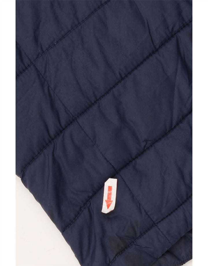 Superdry Polstret jakke til mænd UK 40 Stor marineblå nylon