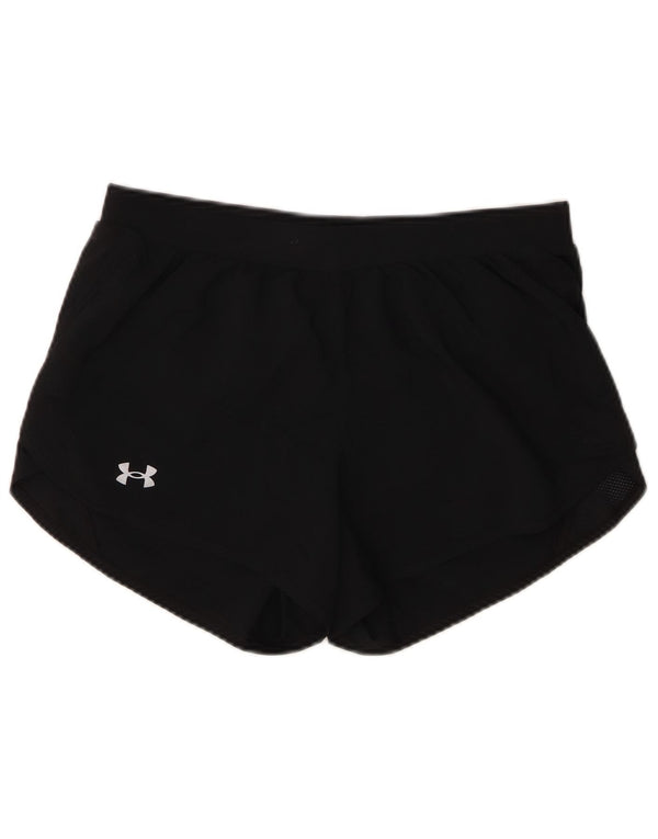 Under Armour Dame Loose Fit Sportsshorts UK 14 Medium Sort Polyester