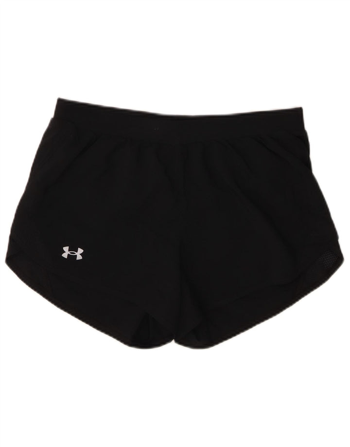 Under Armour Dame Loose Fit Sportsshorts UK 14 Medium Sort Polyester