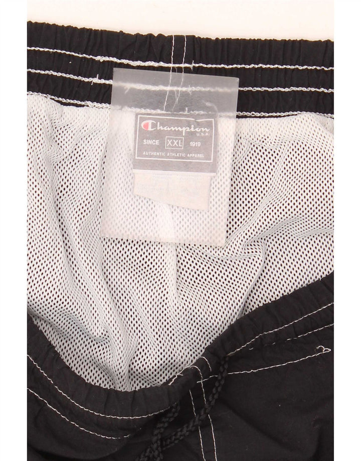Champion Herre grafiske sportsshorts 2XL sort polyamid