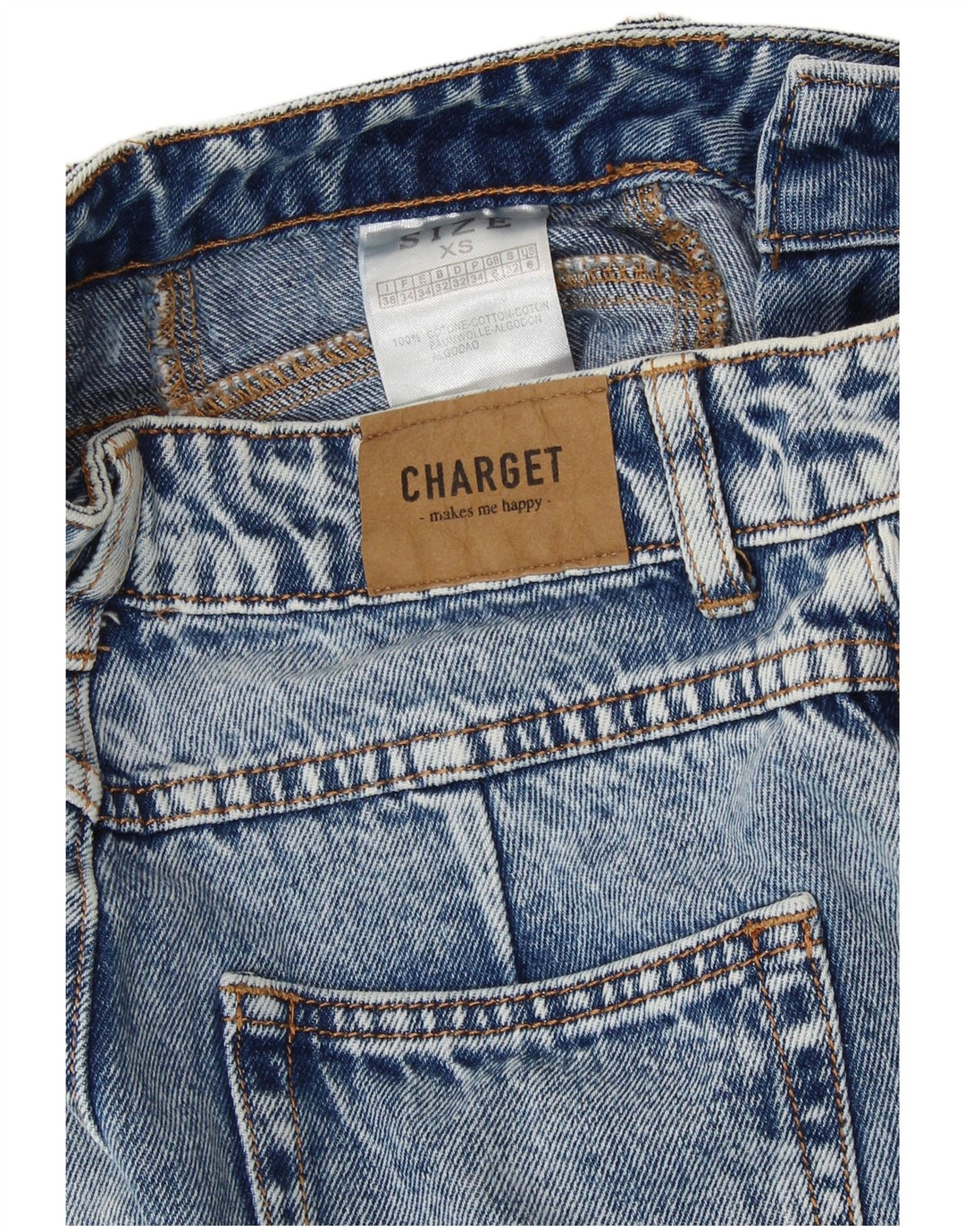 VINTAGE Kvinder tilspidsede højtaljede jeans UK 6 XS W25 L25 Blå Bomuld