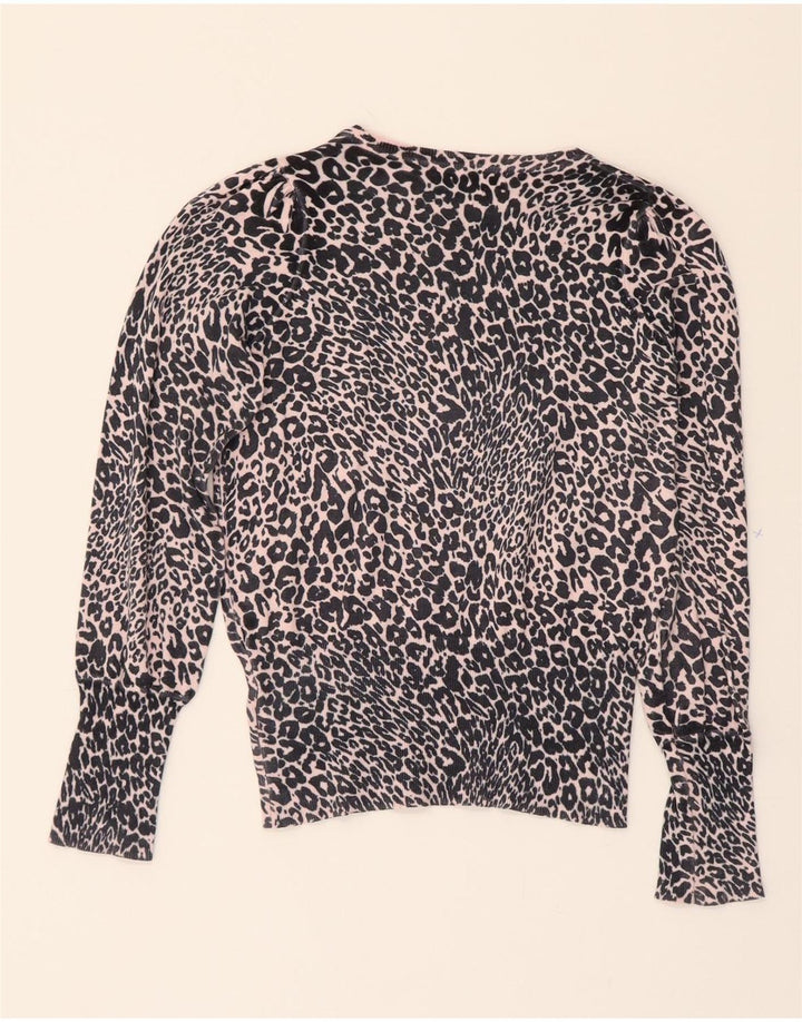 MARKS & SPENCER Womens Boat Neck Jumper Sweater UK 10 Small Pink Vintage Marks & Spencer and Second-Hand Marks & Spencer from Messina Hembry 