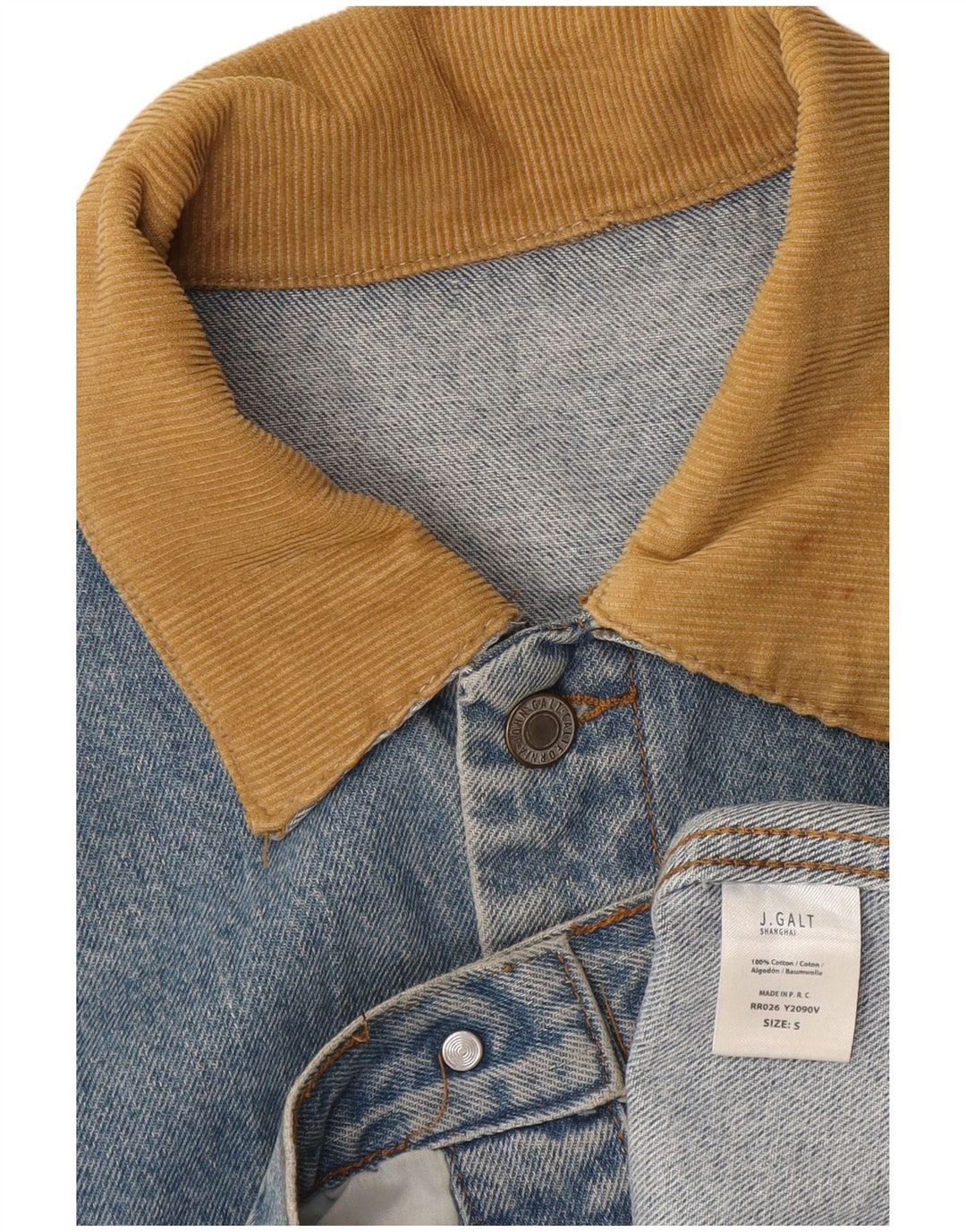 J.Galt Herre denimjakke UK 36 Small Blue Cotton