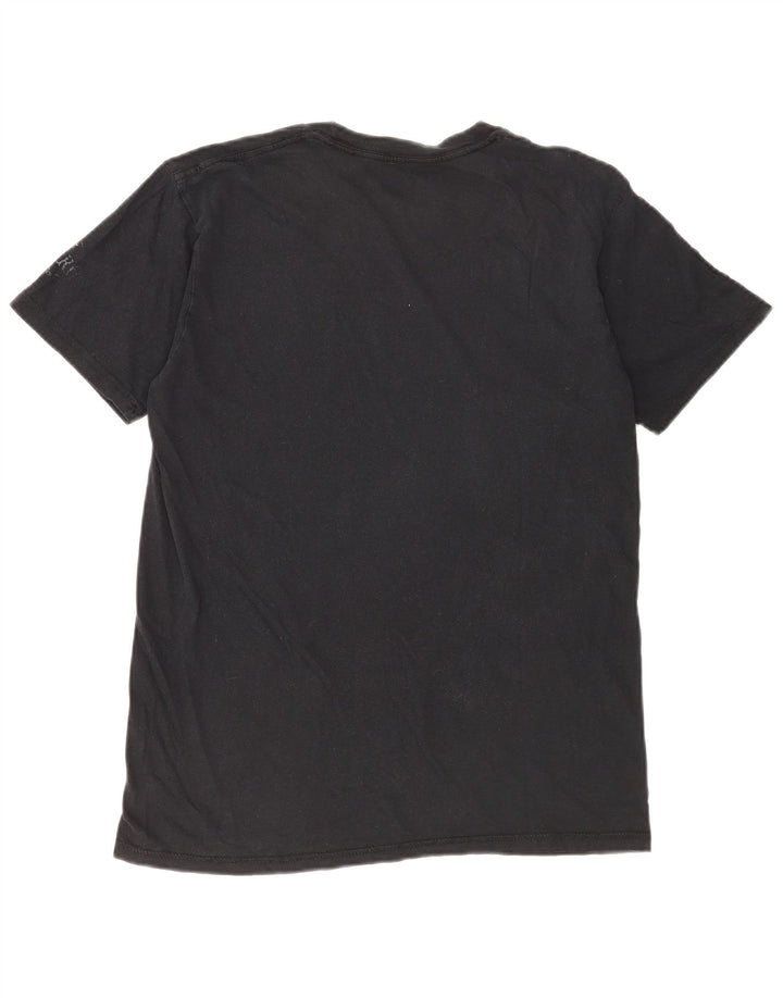 Hard Rock Cafe Herre grafisk T-shirt Top Medium Sort Bomuld