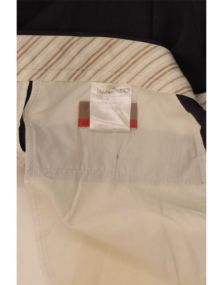 Marks & Spencer Herre lige jakkesætsbukser W38 L33 Marineblå polyester