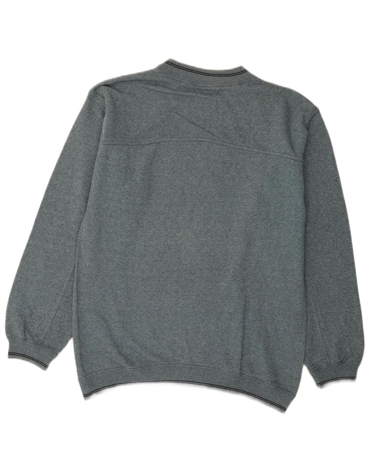 Bounded Waters Herre Sweatshirt Jumper Medium Grå Bomuld