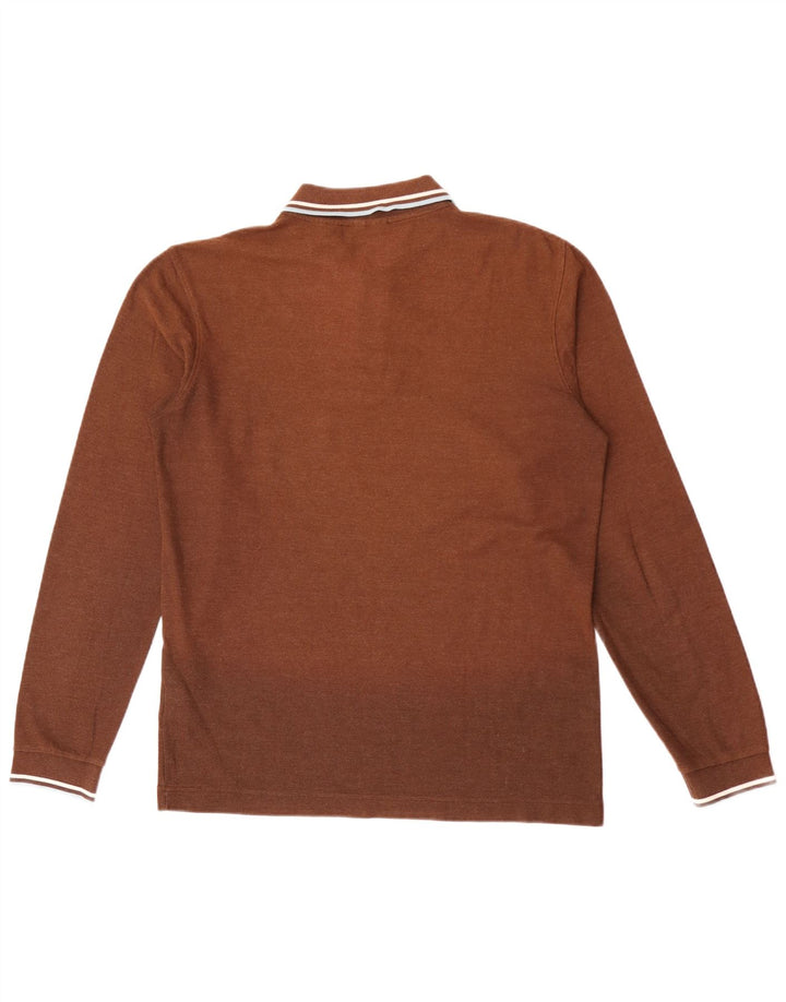 Fila Langærmet Polo Shirt til mænd Medium Brun Bomuld