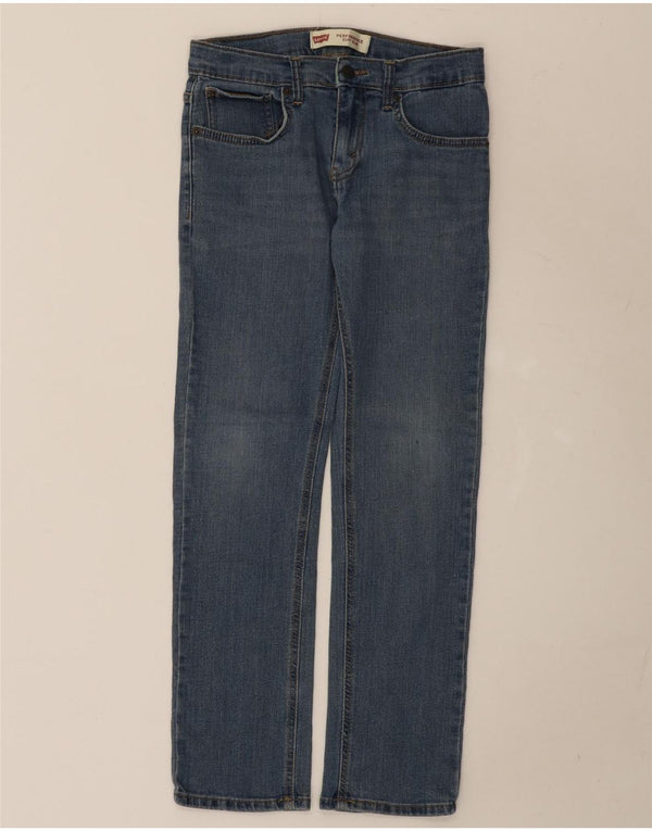 LEVI'S Boys 511 Slim Jeans 11-12 år W26 L26 Blå Bomuld