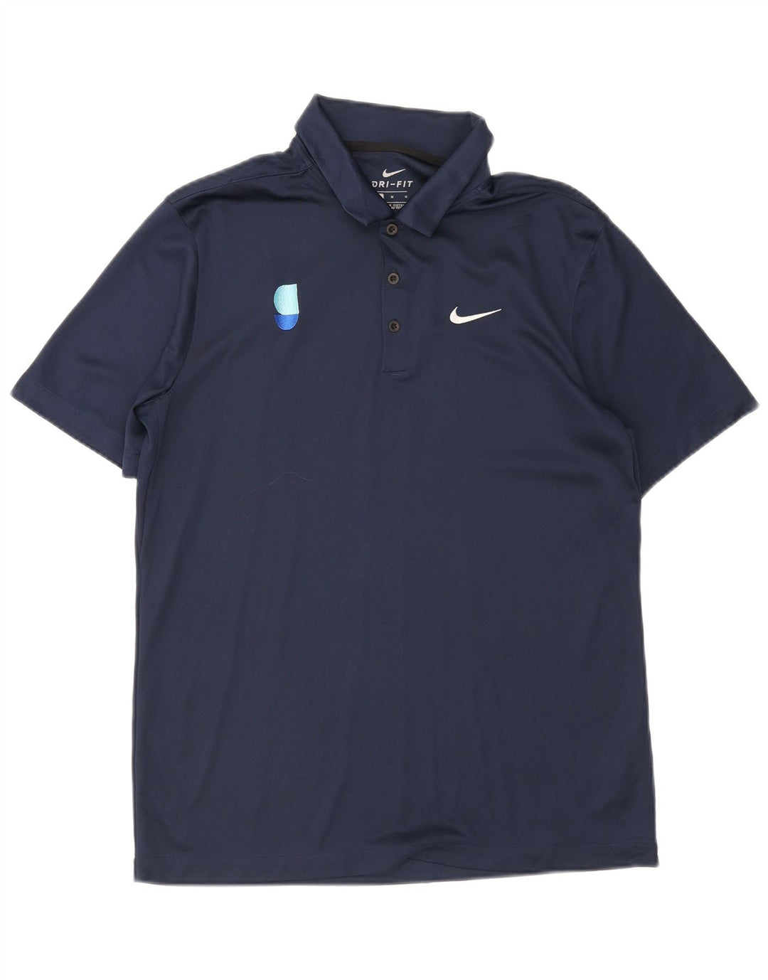 Nike Dri Fit poloshirt til mænd, medium marineblå polyester