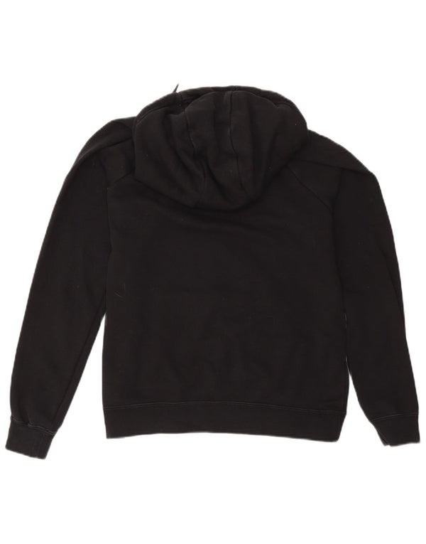 Nike Dame Hættetrøje UK 14 Medium Sort Bomuld
