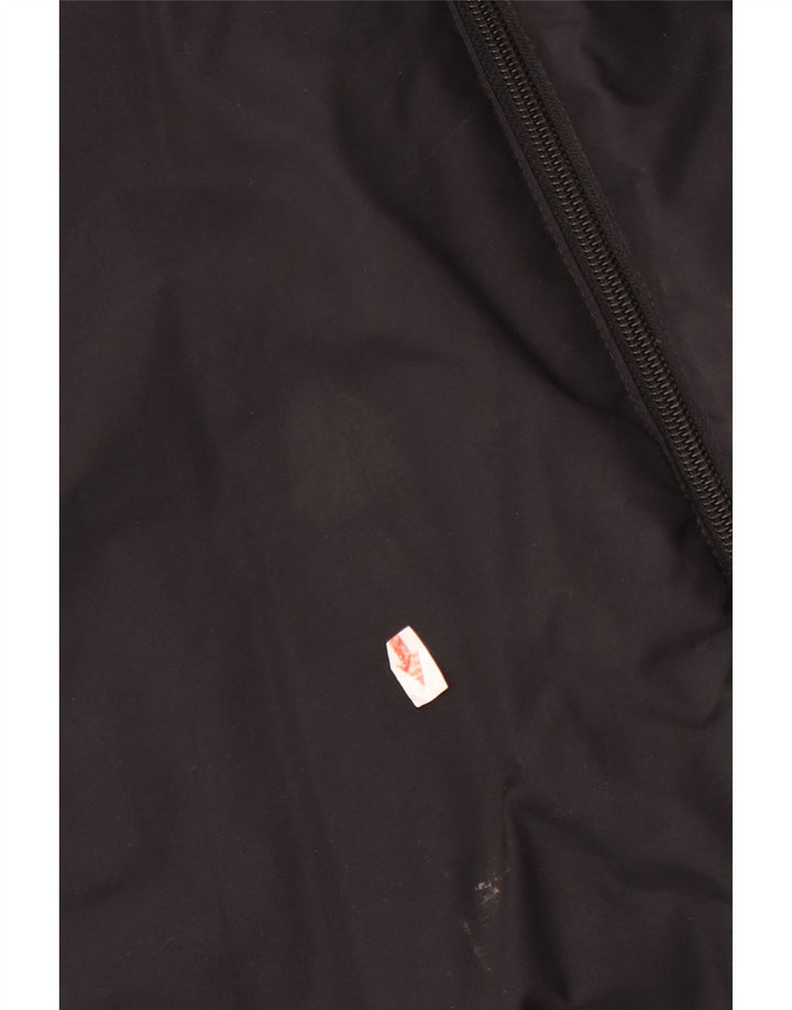 Nike Polstret hættejakke til mænd UK 42/44 Stor sort nylon