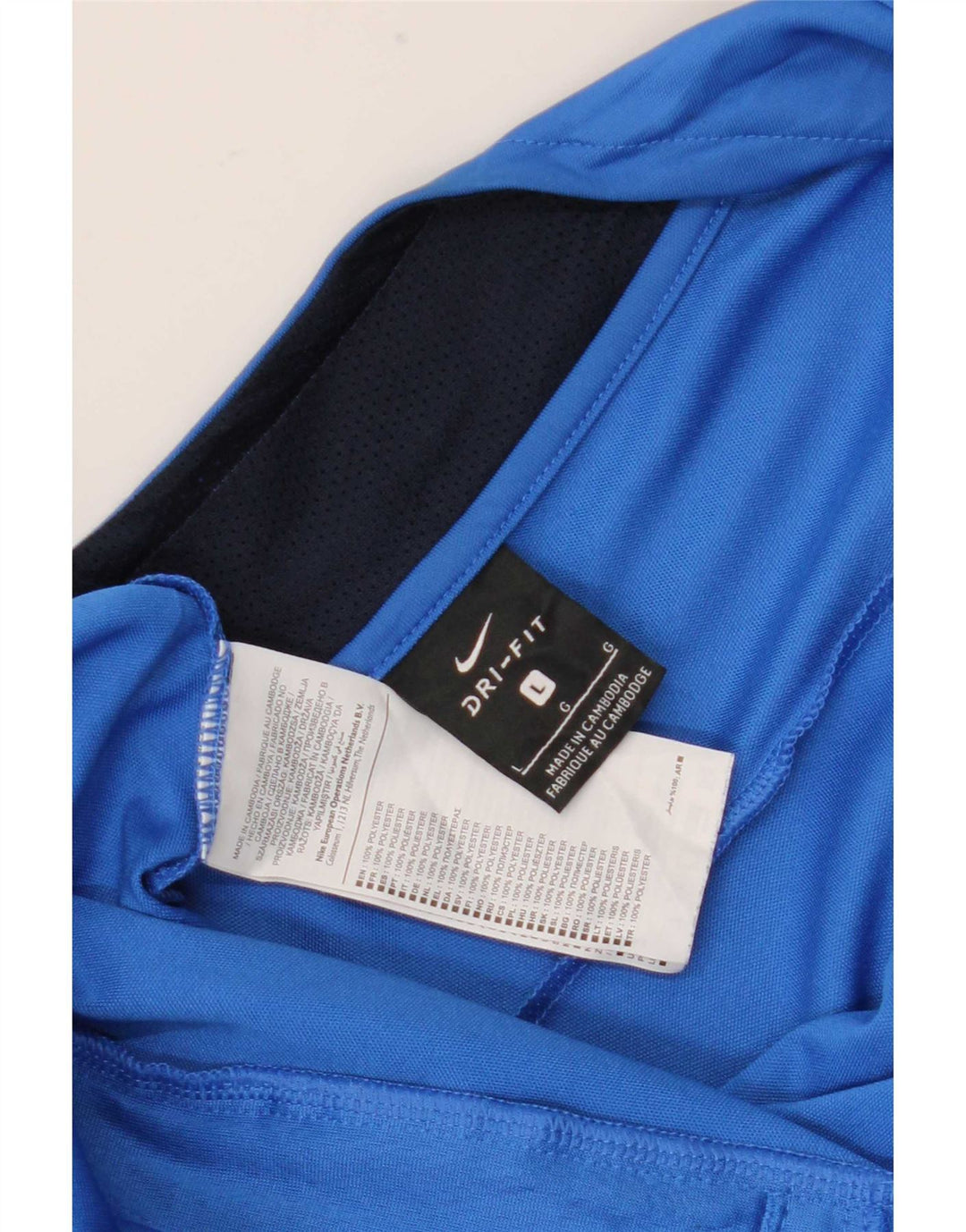 Nike Herre Dri Fit træningsdragt Topjakke Stor Blå Colourblock Polyester