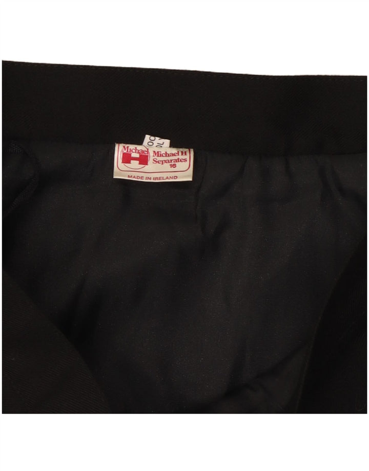 Michael H. Lige nederdel til kvinder UK 16 Large W32 Black