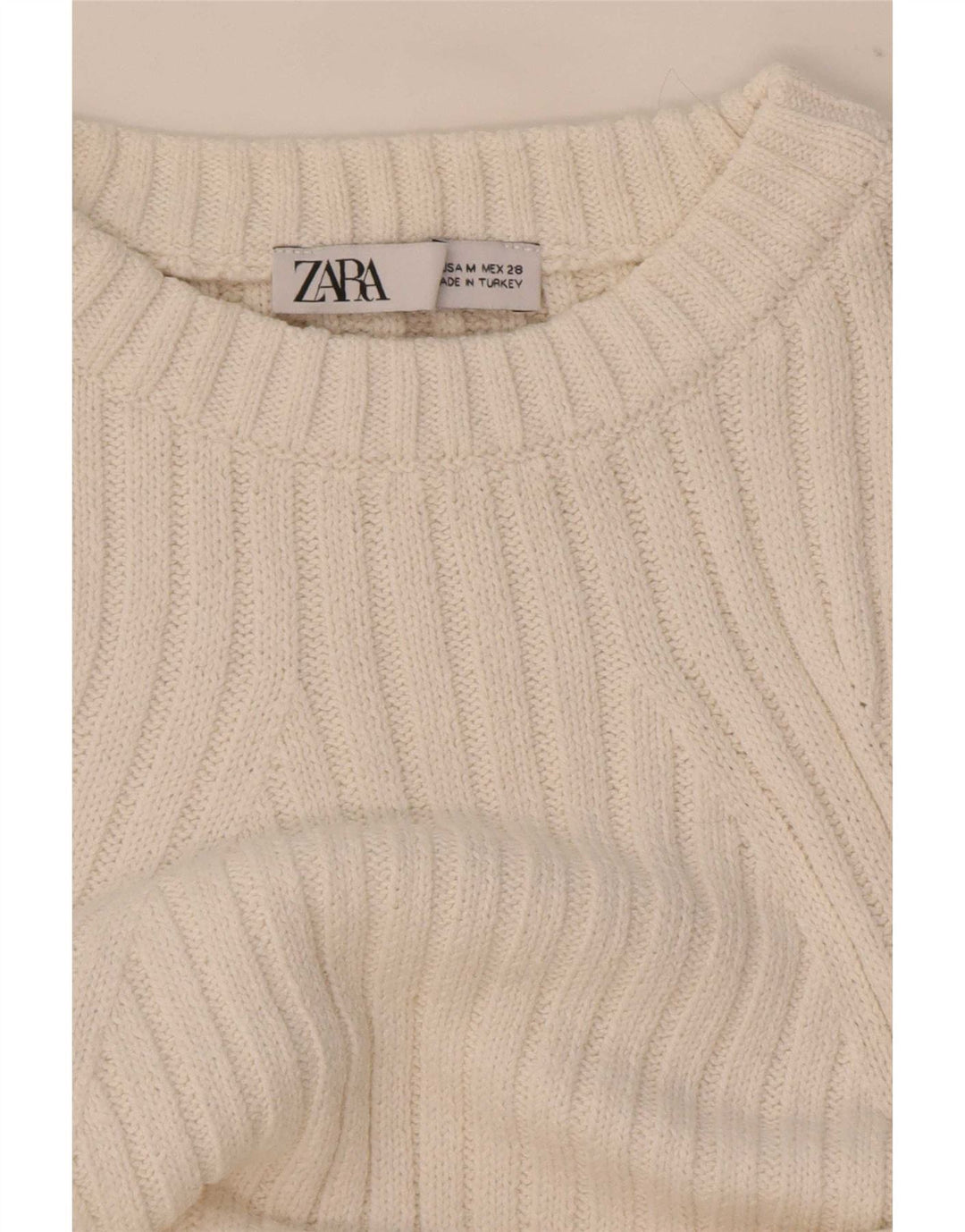 Zara Damevest Top UK 14 Medium White