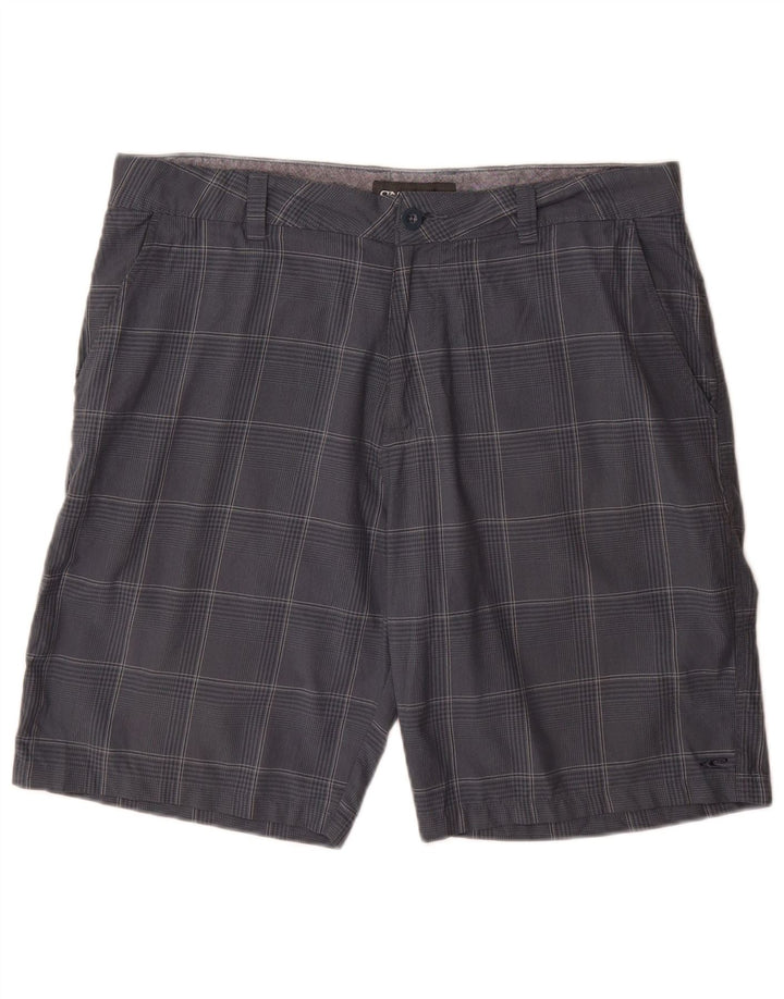 O'Neill Chino Shorts til mænd W36 store marineblå ternet polyester