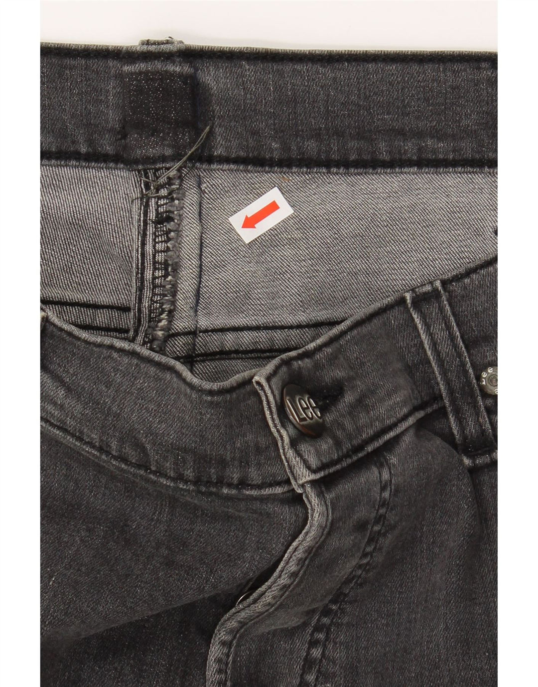 LEE Mens Power Straight Jeans W36 L31 Grey Cotton Vintage Lee and Second-Hand Lee from Messina Hembry 