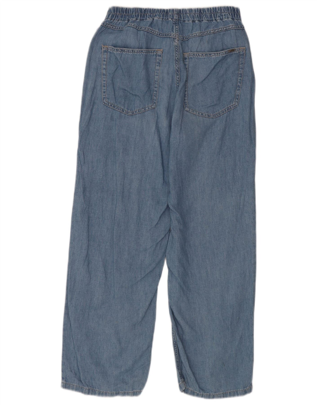 Massimo Dutti Dame Højhøjde løse jeans W28 L28 Blå