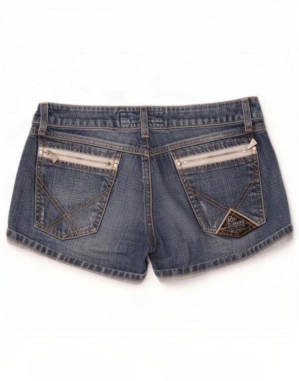 Roy Rogers Dame Distressed Denim Shorts Medium W29 Blå Bomuld