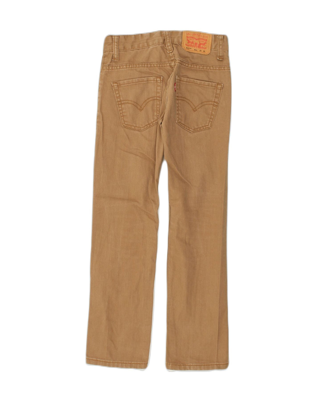 LEVI'S Girls 511 Slim Jeans 7-8 Years W24 L22 Brown Cotton | Vintage Levi's | Thrift | Second-Hand Levi's | Used Clothing | Messina Hembry 