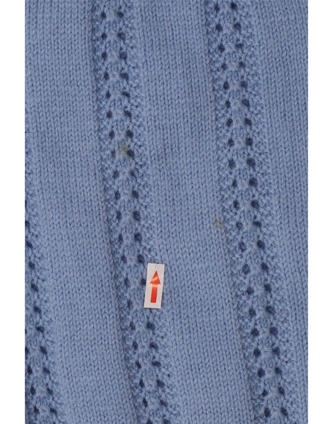 Vintage Dame Roll Neck Jumper Sweater UK 14 Large Blue