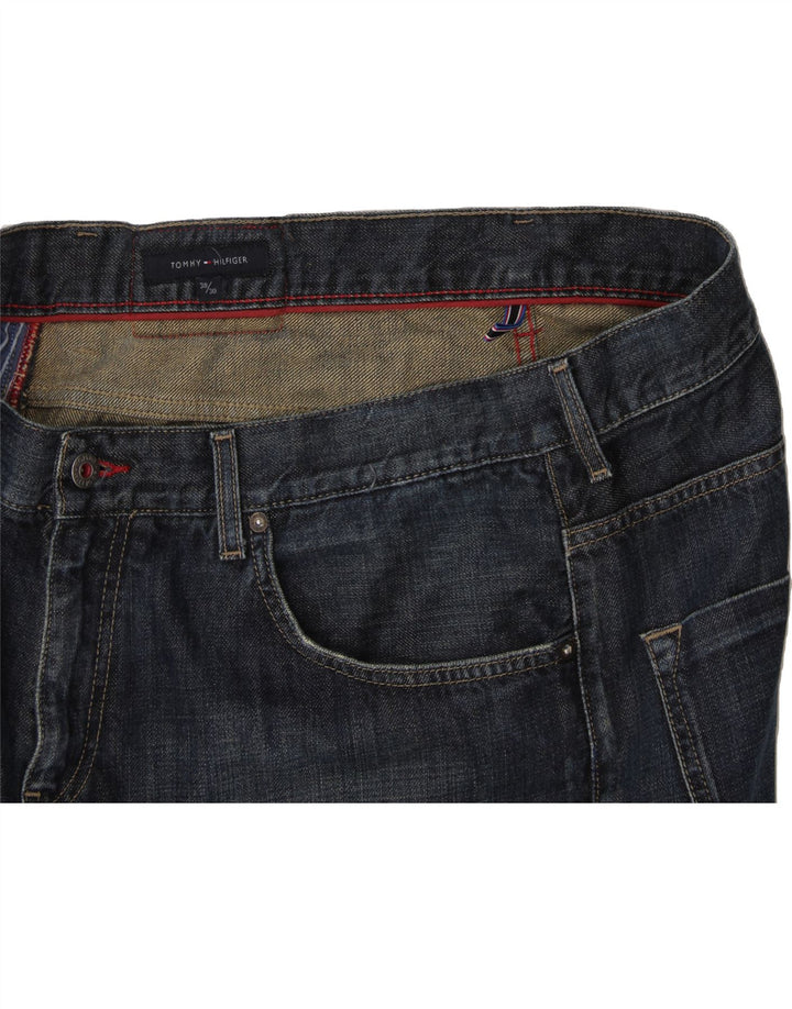TOMMY HILFIGER Bootcut jeans til mænd W38 L30 Marineblå bomuld