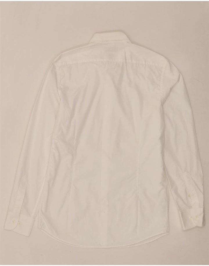 MASSIMO DUTTI Herreskjorte Str. 39 15 1/2 Medium Hvid Bomuld