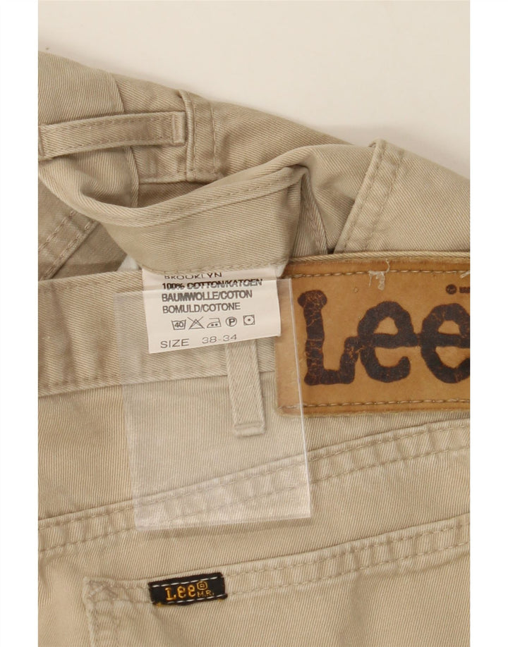 LEE Mens Straight Jeans W38 L30 Beige Cotton Vintage Lee and Second-Hand Lee from Messina Hembry 