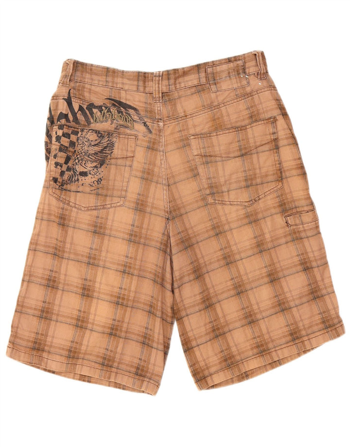 BILLABONG Grafiske Casual Shorts til mænd W32 Medium Beige Ternet bomuld