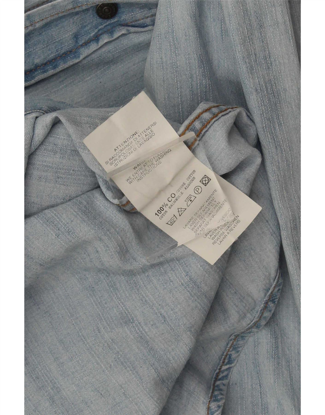Carrera denimskjorte til mænd Medium blå bomuld