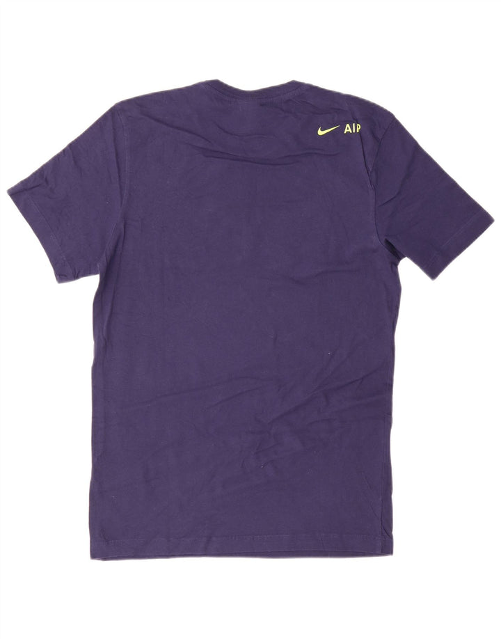 Nike grafisk T-shirt top til mænd, lille marineblå bomuld