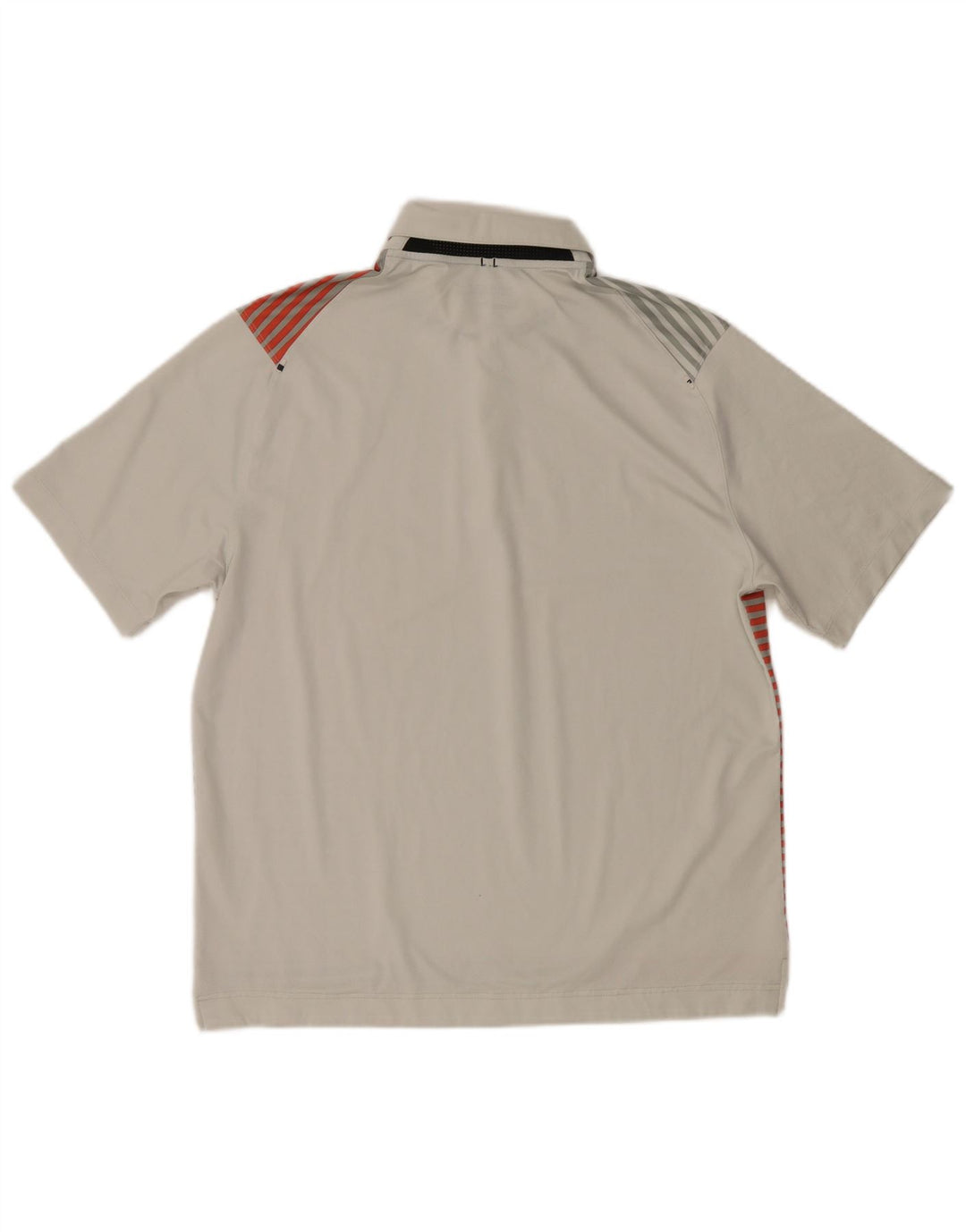 Nike Dri Fit poloshirt til mænd mellem grå stribet