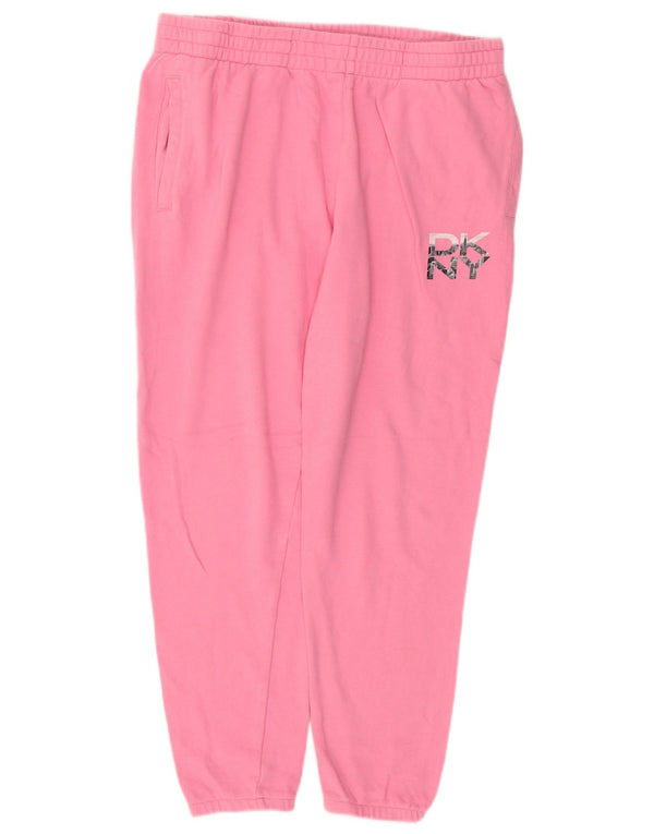 DKNY Træningsdragt til kvinder Joggers UK 12 Medium Pink Bomuld