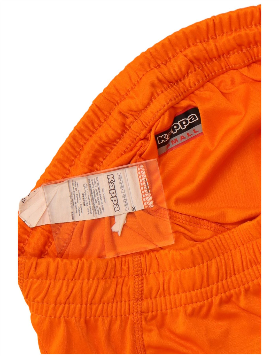 Kappa Herre grafiske sportsshorts Små orange polyester