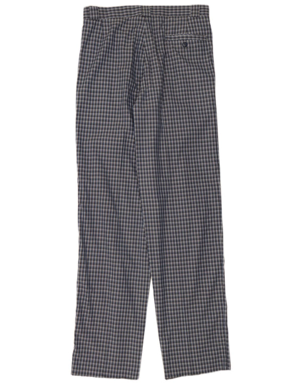 Porto Di Panama Herredragtbukser IT 46 Small W32 L35 Marineblå Gingham