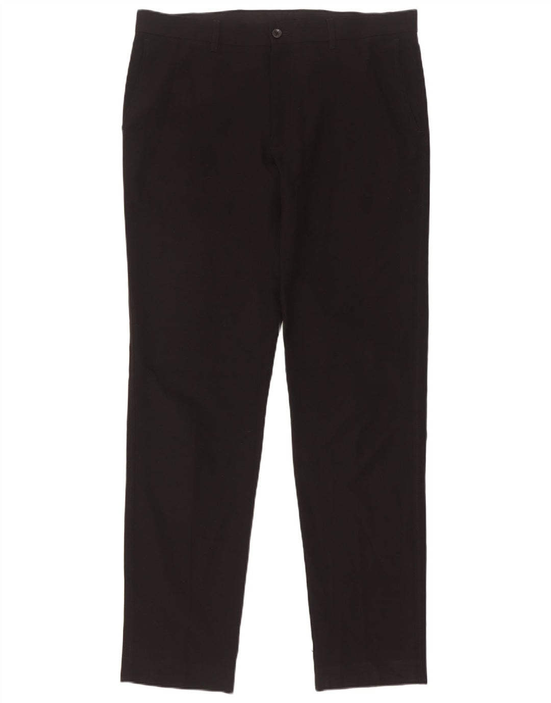 Marks & Spencer Herre Slim Chino Bukser W34 L33 Sort Polyester