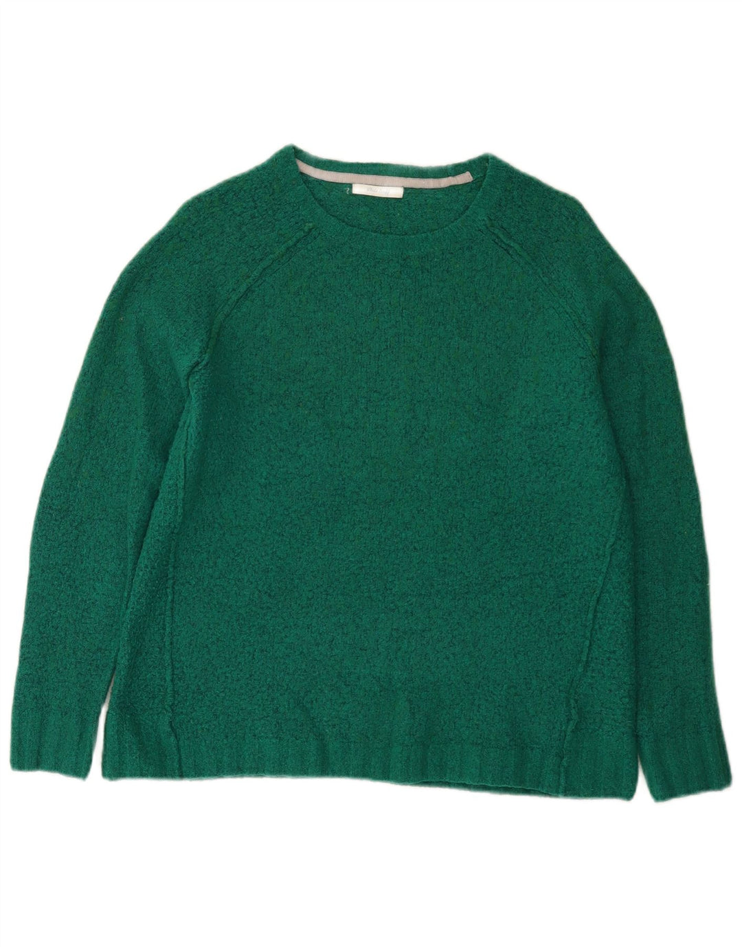 White Stuff Womens Crew Neck Jumper Sweater UK 16 Large Green Nylon
