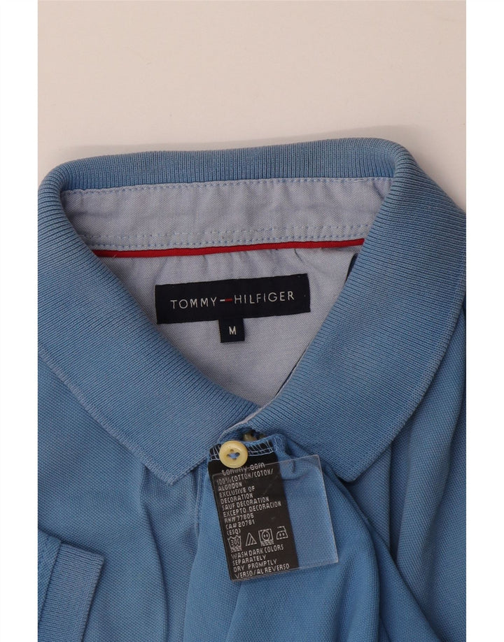 TOMMY HILFIGER Poloshirt til mænd Medium blå bomuld