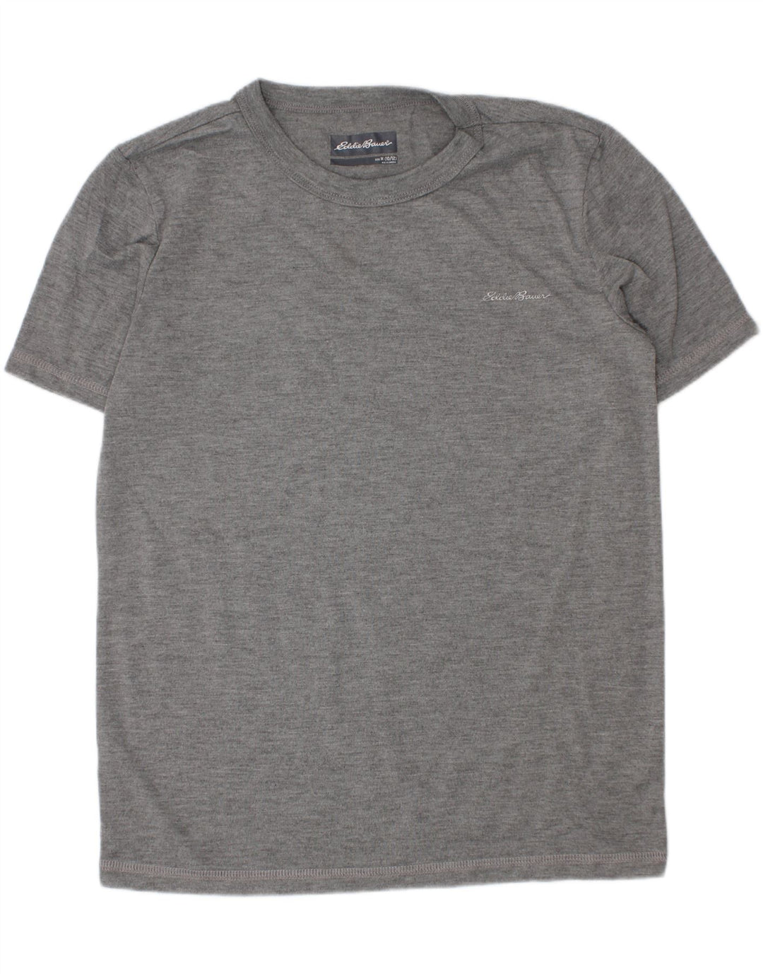 Eddie Bauer Boys T-Shirt Top 10-11 år Medium Grå Polyester