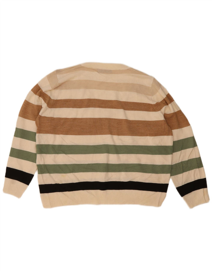Marks & Spencer Dame V-hals sweater UK 16 Stor Flerfarvet