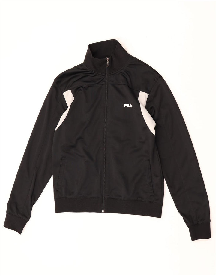 Fila Træningsdragt til mænd Top jakke Lille sort Colourblock Polyester