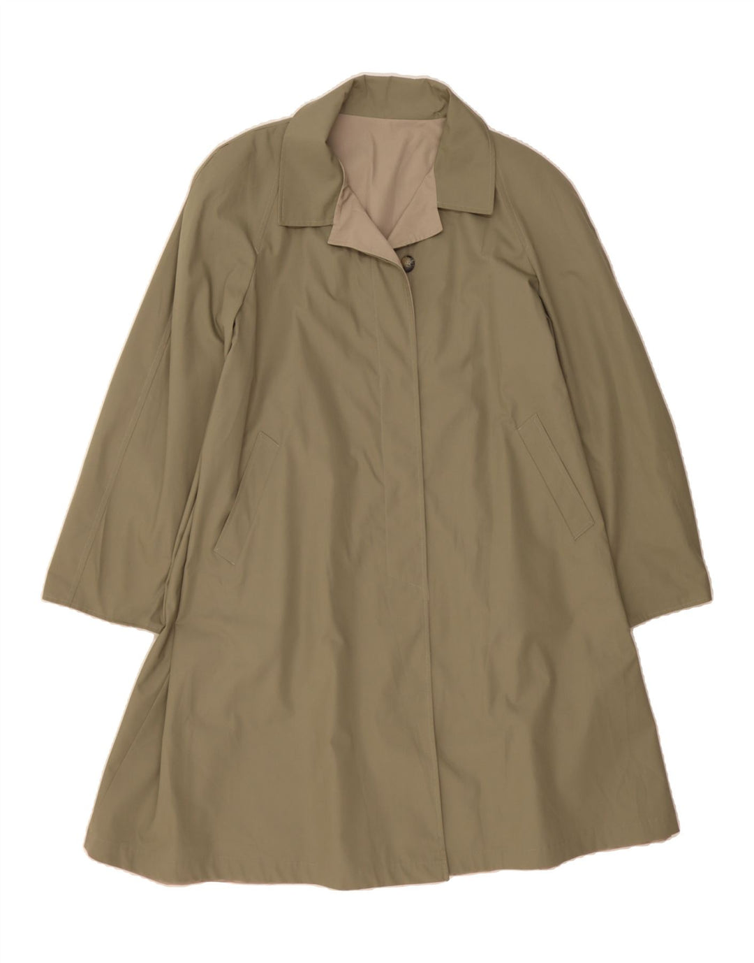 NINO Womens Overcoat IT 46 Large Beige Polyester Vintage NINO and Second-Hand NINO from Messina Hembry 