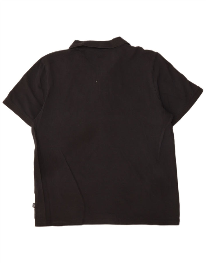 PUMA Poloshirt til mænd Stor sort bomuld
