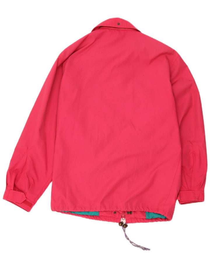 Fila Dame Windbreaker Jacket IT 46 Small Pink Polyester